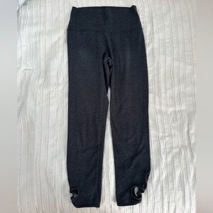 Aerie Grey Cutout Leggings Size M